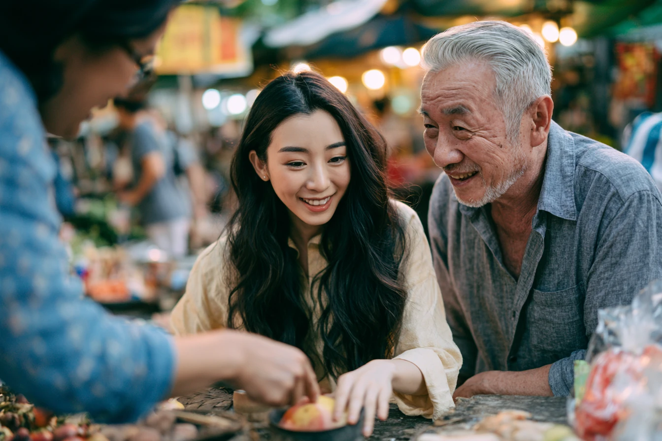 An adult learning a language naturally, the way a child does